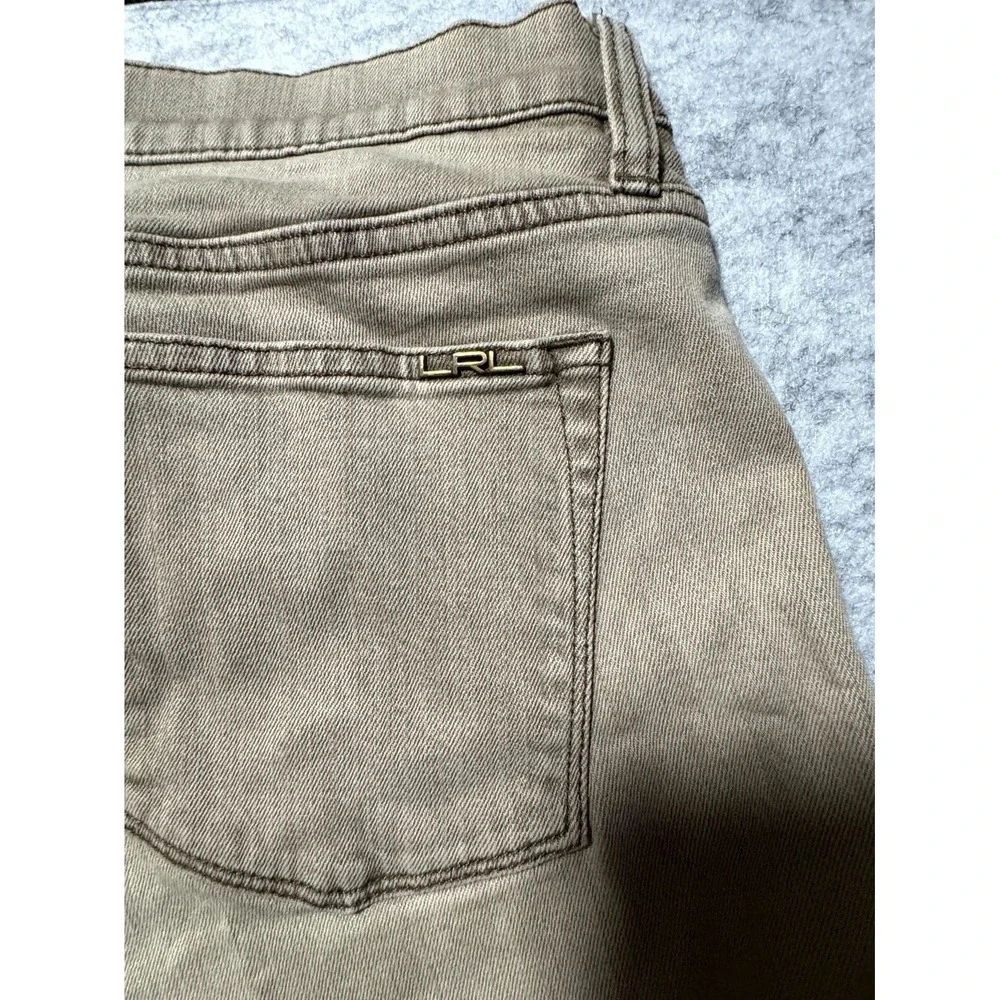 Ralph Lauren Pants Women's Size 10 cream Jeans straight leg